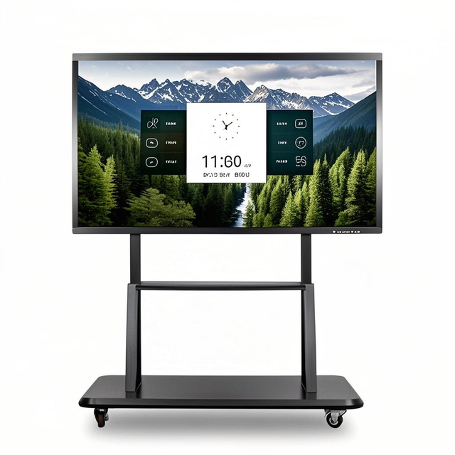 55 Inch Interactive Touch Screen 4K Digital Whiteboard LED Panel for Classroom Education