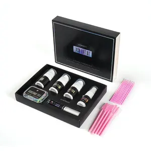 ICONSIGN Pump Bottle Lash Lift And Brow Lamination Kit Professional Private Label Eyelash Perm With Lash Lift Shields