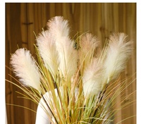 Buket tanaman bunga palsu Pampas Grass panjang dekorasi rumput Pampas ekstra buatan