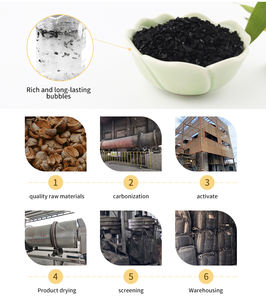 ココナッツ活性炭原料エキスゴールド6x12アクティブカーボン - Product Image 3