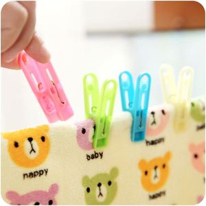 X527 Multicolor <b>Clothes</b> Pin Windproof Cloth Drying Plastic <b>Peg</b> 20 Pcs Packs Types of <b>Clothes</b> Clips - Product Image 2