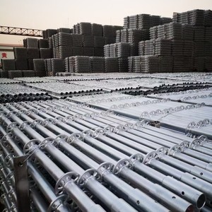 Sistema di Ponteggio a Rosetta a Bloccaggio Rapido, Ponteggio Multidirezionale Allround con Blocco ad Anello in Acciaio Zincato per Supporto e Sostegno del Calcestruzzo - Product Image 6