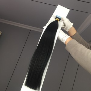 Jasminebeauty Extensiones de Cabello Adhesivas 613 de Alta Calidad, Doble Trama, Lisas y Rizadas, 100% Cabello Humano Natural Ruso - Product Image 1