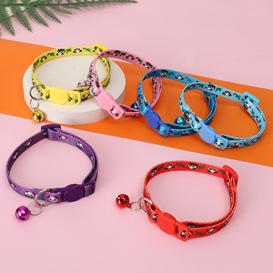 ปลอกคอแมวลายแพนด้า สีสันสดใส ปรับได้ พร้อมกระดิ่ง สำหรับแมวตัวเล็ก - Product Image 2