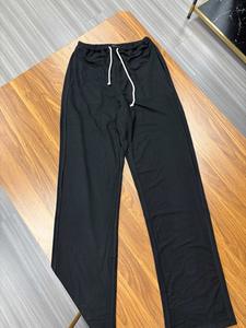 Pantalon de détente ample et respirant pour femme en coton modal doux, taille haute, avec cordon de serrage, drapé, décontracté, avec poches - Product Image 4
