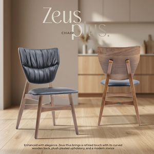 Chaise de salle à manger moderne en bois massif rembourrée avec dossier plissé, non pliable, pour usage extérieur dans les hôtels, appartements, cuisines - Product Image 2