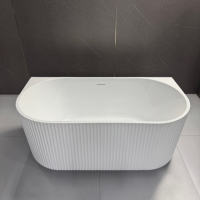 Twowinco - Bañera Ergonómica de Diseño Minimalista de Alta Gama, Cómoda y Resistente a los Arañazos