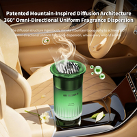 Diffuseur de parfum solide pour voiture, haute qualité, effet brume, rotation à 180 degrés, 200 ml, écologique