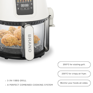 Deweisi หม้อหุงข้าวอเนกประสงค์ควบคุมด้วยระบบดิจิทัล3 in 1, <span class=keywords><strong>3L</strong></span> หม้อทอดไร้น้ำมันอัจฉริยะสามารถเปลี่ยนได้ใช้ในครัวเรือน - Product Image 2