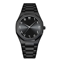 Montre Couple Étanche OEM ODM Tendance : Montre Quartz Unisexe en Acier Inoxydable pour Femme et Homme avec Calendrier