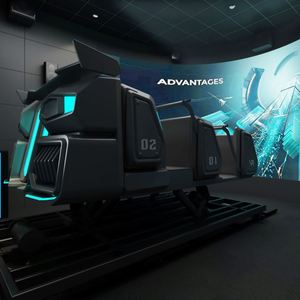 Conteneur extérieur pour écran annulaire 9D, Théâtre de vol orbital à vision directe, Projection holographique 5D, Équipement dynamique immersif pour l'expérience de voyage - Product Image 4