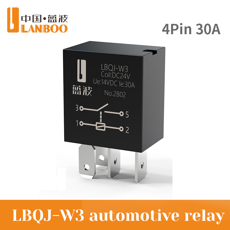 4Pin/1NO/30A Automotive Relay