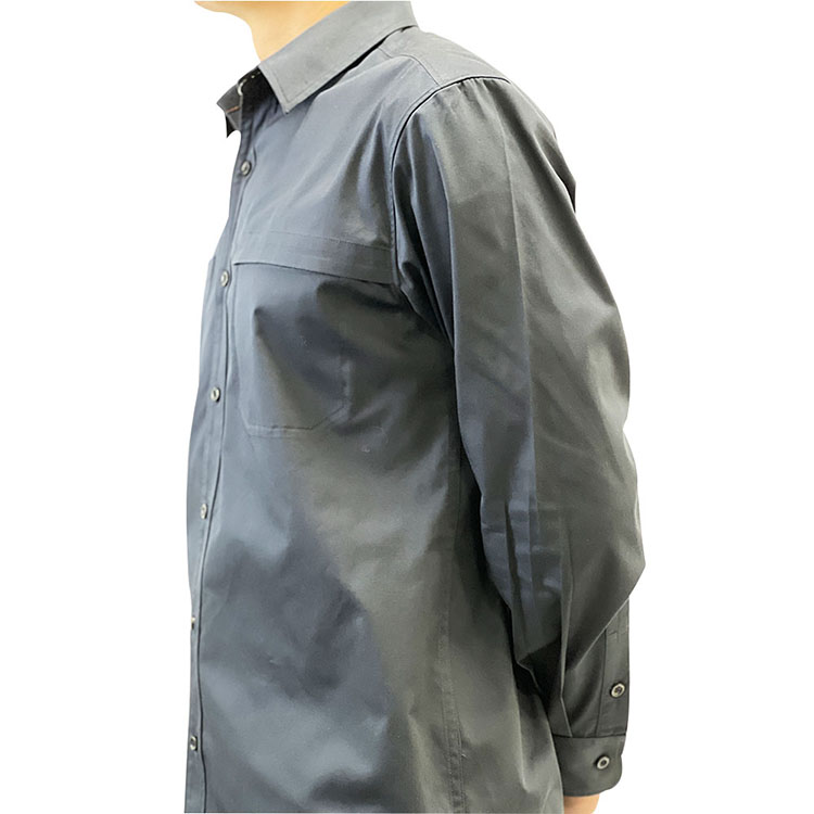 Multi Colors To Choice Design Fabric Made Short Sleeve Zipper Work Uniform Custom Tactical Security Shirts