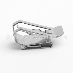 Clips de fixation de câbles solaires en acier inoxydable en forme de C 2x4 6mm² pour la fixation de câbles - Product Image 1