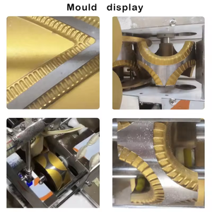 Machine de fabrication de samosa à haut rendement machine de fabrication de rissois à bas <span class=keywords><strong>prix</strong></span> machine à samosa ravioli maker cutter timbre boulettes - Product Image 4