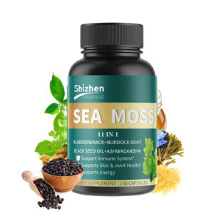 Integratore Alimentare di Muschio Marino OEM/ODM 150 Capsule con Fucus Vesiculosus, Radice di Bardana, Olio di Semi Neri e Ashwagandha - Product Image 4