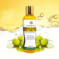 Produit de perte de poids rapide LANORIENT en marque privée, huile de massage pour le corps brûle-graisses naturelle et biologique à la vitamine E et au jojoba