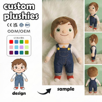 Fabricant de jouets en peluche personnalisés OEM/ODM, jouets de personnages de dessins animés pour filles, grandes poupées, articles cadeaux pour bébés, porte-clés en peluche personnalisés