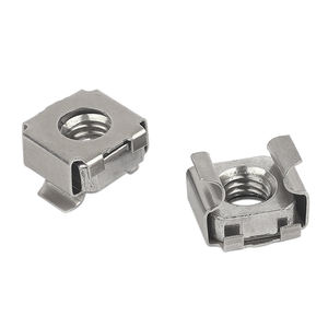 Écrou à <span class=keywords><strong>cage</strong></span> flottant à serrage carré en acier au carbone zingué, écrou à <span class=keywords><strong>cage</strong></span> en acier inoxydable pour châssis de cabinet - Product Image 6