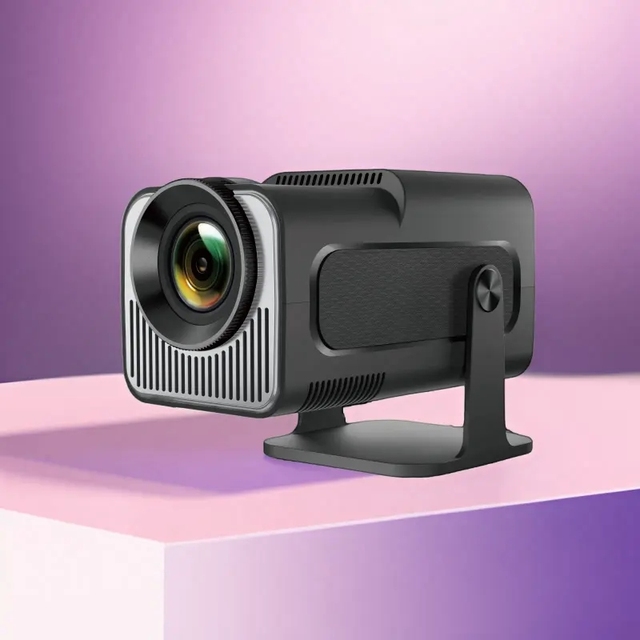 HY320 Mini Projector Android 11 Dual Wifi6 Projector Native 720P 200ANSI 1920*720P Home Cinema Upgrade Projetor