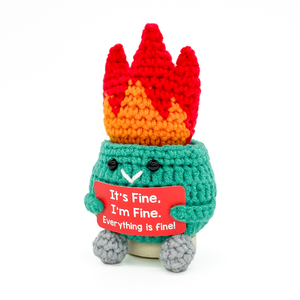 Poupée en pot en crochet tricoté, écologique, jouet anti-stress, fait main, cadeau d'anniversaire pour meilleur ami, soutien émotionnel - Product Image 2