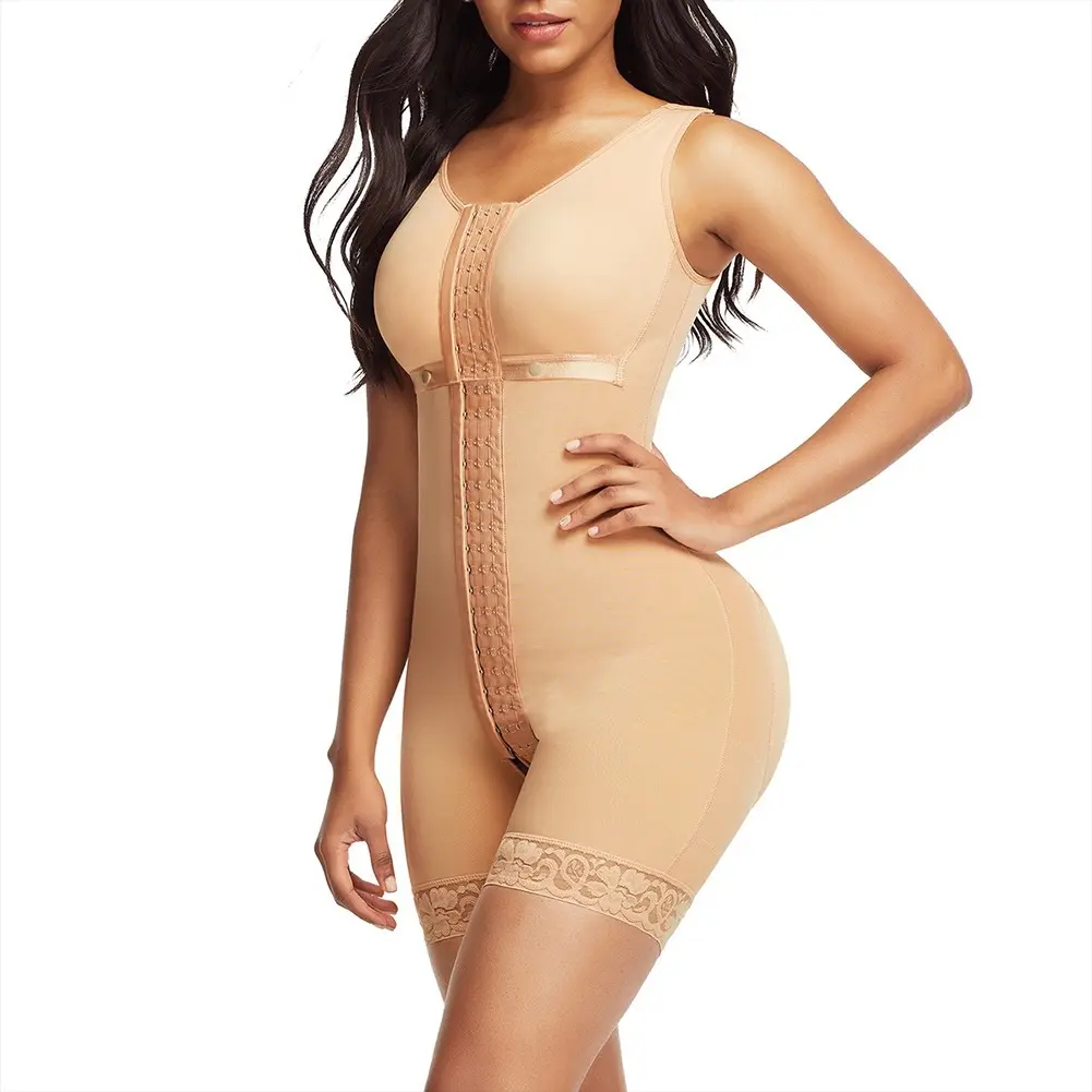Chuangerm Wholesale Cheap clothing Stage 1 2 corset Post Surgery Body Crotch Fajas Colombianas Bodysuits Shapewear for women
