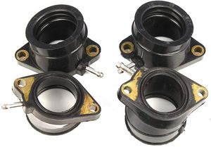 Adaptateur de carburateur Royal Sun, 4 pièces, colle d'interface, collecteurs, connecteur de sortie, compatible avec Yamaha FZS600 S/R/SP FAZER - Product Image 2
