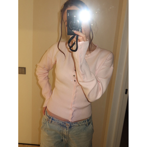 Autunno nuovo <span class=keywords><strong>Cardigan</strong></span> francese classico maglione lavorato a maglia <span class=keywords><strong>Basic</strong></span> girocollo Casual <span class=keywords><strong>Cardigan</strong></span> lavorato a maglia - Product Image 2