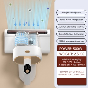 Aspirateur à matelas portable puissant 15Kpa avec aspiration puissante, chauffage à air chaud, lumière UV, éliminateur d'acariens, contrôleur pour lit - Product Image 4
