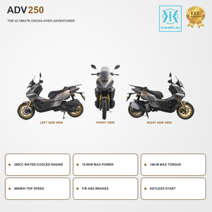 Scooter à essence monocylindre 250 cm³ refroidi par eau, 4 temps, EFI EURO 5, avec freins ABS avant et arrière, démarrage sans clé, vitesse maximale de 95 km/h - Product Image 4