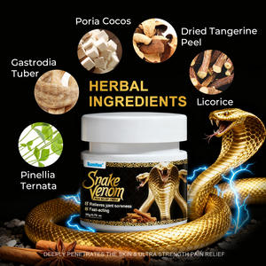 Crème de soin au venin de serpent de haute qualité 20g, best-seller, crème relaxante musculaire, crème nourrissante pour les genoux - Product Image 4