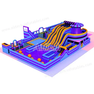 최고 재미 뛰어오르는 공원 팽창식 도전 센터 팽창식 실내 운동장