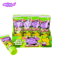 Bonbons goutte à saveur de pomme en gros Bonbons à faible teneur en sucre Bonbons liquides aigre-doux et fruités