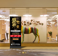 Boîte à lumière en aluminium sans cadre, impression personnalisée, intérieur et extérieur, tissu à LED, Textile, Film souple, pour la publicité avant du magasin