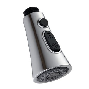 Rubinetto da cucina cromato transfrontaliero con doccetta estraibile, funzione pausa controllata da pulsante, doccetta <span class=keywords><strong>a</strong></span> <span class=keywords><strong>risparmio</strong></span> <span class=keywords><strong>idrico</strong></span> con 3 modalità di flusso - Product Image 5