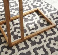 Table basse moderne en bambou durable en forme de U, table d'appoint pour canapé, table pour ordinateur portable, meubles de salon