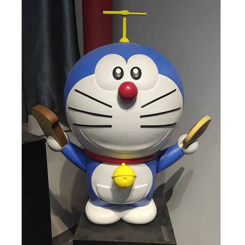 Life Size Cartoon Character Japanese Anime Doraemon Resin Statue For Sell