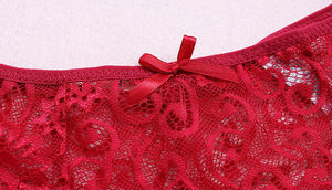 Vente en gros culotte transparente haut de gamme en <span class=keywords><strong>dentelle</strong></span> pour femme, lingerie sexy pour fille, sous-vêtements pour femme - Product Image 5