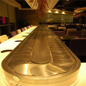 Geautomatiseerd Sushi Trein Voedselbezorgsysteem Ronddraaiende Sushi Band Transportband - Product Image 6