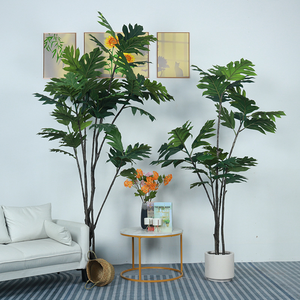 Dense Résistance UV Détachable Maison Décor Elegantissima Artificielle Dizygotheca Aralia Arbre Pot Planteur Élégant - Product Image 3