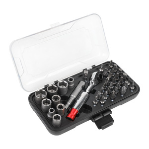 ชุดไขควงแบบมีเฟือง 40 in 1 ชุดเครื่องมือซ็อกเก็ตอเนกประสงค์โลหะ สำหรับซ่อมแซมบ้านและบำรุงรักษาจักรยาน พร้อมกล่องพลาสติก - Product Image 2