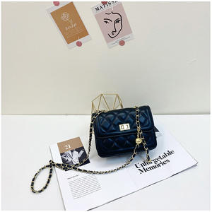 Bolso Bandolera de Moda al por Mayor, Diseño de Nicho, Un Solo Hombro, Cierre de Solapa, Cadenas, Poliéster, Correa Única, Diseño Cuadrado Pequeño - Product Image 2