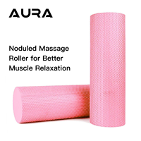 Rouleau de yoga avec picots surélevés, cible les points de pression, soulage efficacement les douleurs et la raideur musculaires