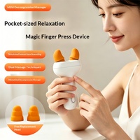 Masseur Électrique Portable Rechargeable pour Épaules, Cou et Mains, avec Fonction de Pétrissage et d'Acupression, Mini Appareil de Massage des Points d'Acupression