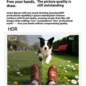 Nuevas Gafas Inteligentes M02 AI con Cabina de Carga, <span class=keywords><strong>Arquitectura</strong></span> de Doble Núcleo, Diseño Patentado, Uso Cómodo, Pantalla Táctil y Traducción por Voz - Product Image 5