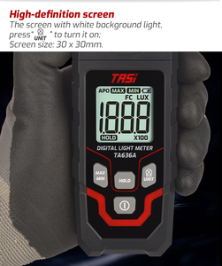 Tasi ta636a kỹ thuật số Lux Meter 0 ~ 200000lux ánh sáng Illuminance Meter Lux Meter kỹ thuật số Lux Meter tùy chỉnh ánh sáng Meter cảm biến - Product Image 6