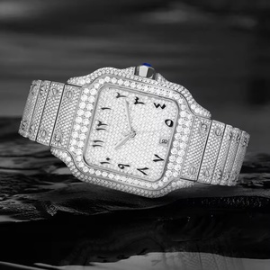 Top Luxury Hip Hop Iced Out <b>Watch</b> Automatic <b>Mechanical</b> Diamond Wristwatch Sapphire Glass VVS Moissanite <b>Watches</b> for Men - Product Image 4
