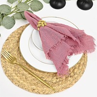 Ensemble de serviettes de table à motif printanier avec chemin de table, idéal pour la décoration de table, cadeaux pratiques pour les fêtes, les banquets et les vacances