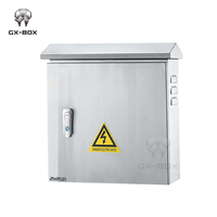Boîte de distribution en acier inoxydable 304, protection contre la pluie, boîte électrique étanche, boîtier métallique résistant à la corrosion