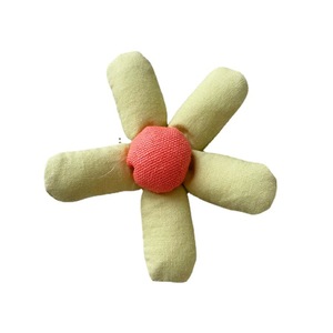 3D tela flor ropa DIY materiales hechos a mano girasol pelo cabeza cuerda Accesorios - Product Image 3